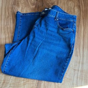 Women's Lane Bryant Jeans, Mid-Rise Boyfriend Capri, size 18
